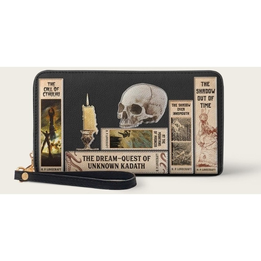 Lovecraftian BlackWallet Goth Halloween New NWT Cthulhu H.P. Lovecraft